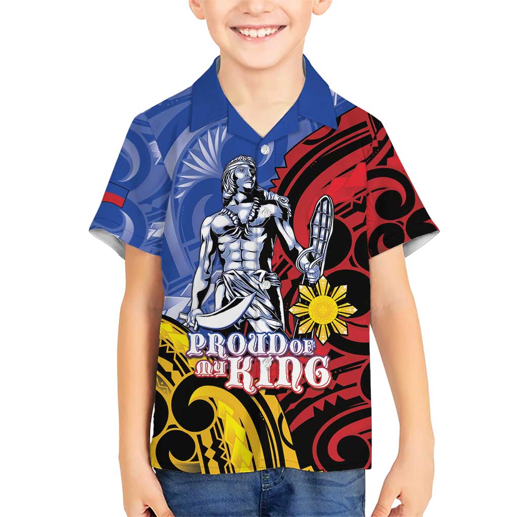 Philippines Lapu-Lapu Kid Hawaiian Shirt Proud Of My King