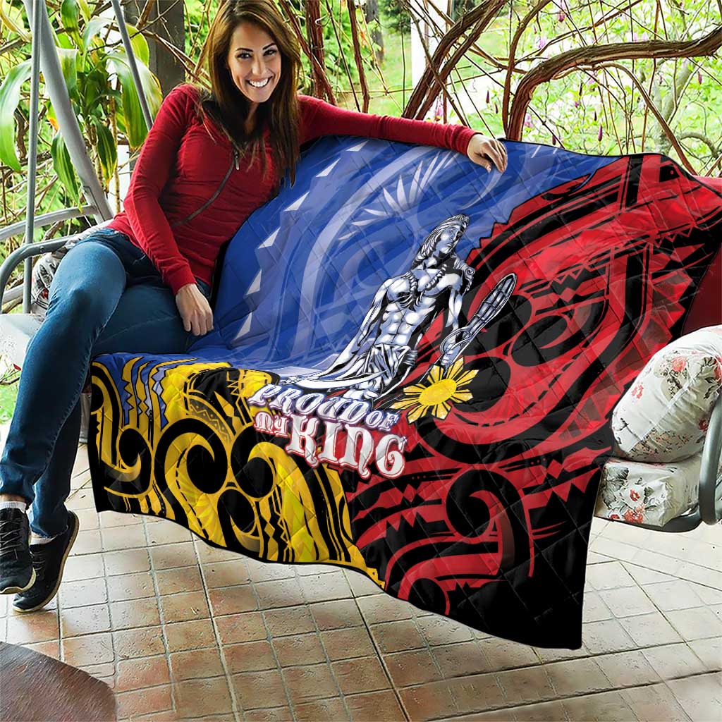 Philippines Lapu-Lapu Quilt Proud Of My King