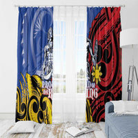 Philippines Lapu-Lapu Window Curtain Proud Of My King