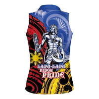 Philippines Lapu-Lapu Women Sleeveless Polo Shirt Proud Of My King LT05 - Polynesian Pride