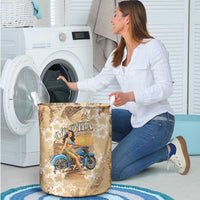 Aloha Hawaii Biker Laundry Basket Ride To Paradise