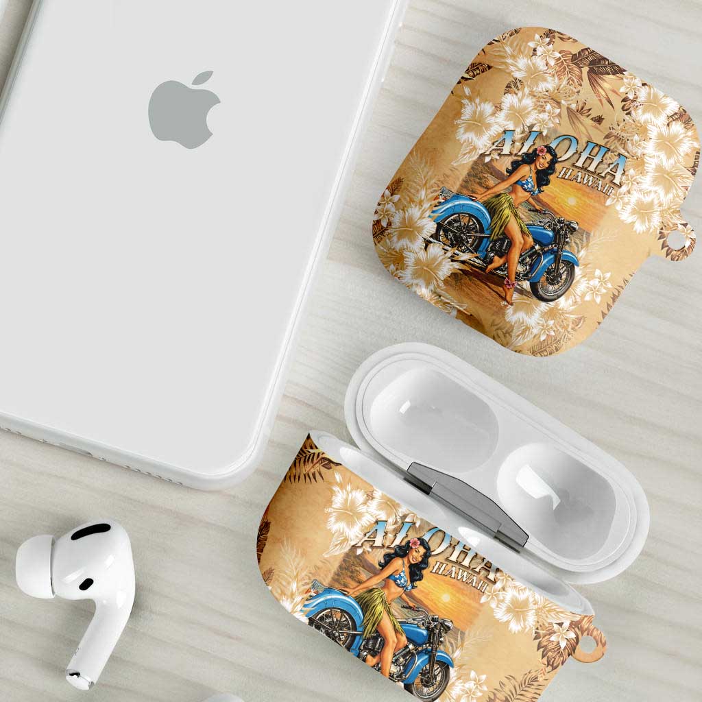 Aloha Hawaii Biker AirPods Case Ride To Paradise LT05 - Polynesian Pride