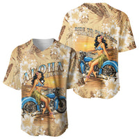 Aloha Hawaii Biker Baseball Jersey Ride To Paradise LT05 - Polynesian Pride