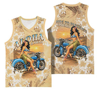 Aloha Hawaii Biker Basketball Jersey Ride To Paradise LT05 - Polynesian Pride