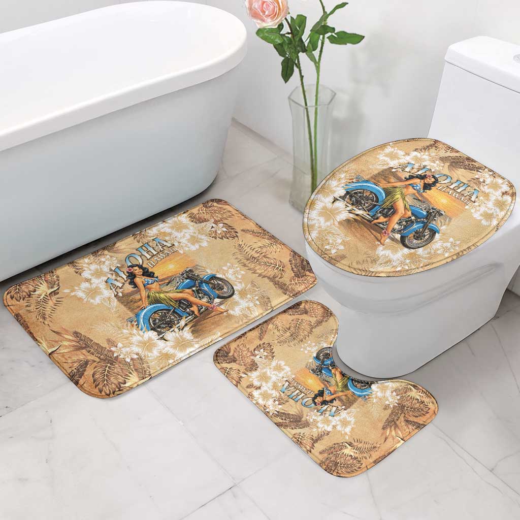 Aloha Hawaii Biker Bathroom Set Ride To Paradise LT05 - Polynesian Pride
