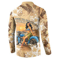 Aloha Hawaii Biker Button Sweatshirt Ride To Paradise LT05 - Polynesian Pride