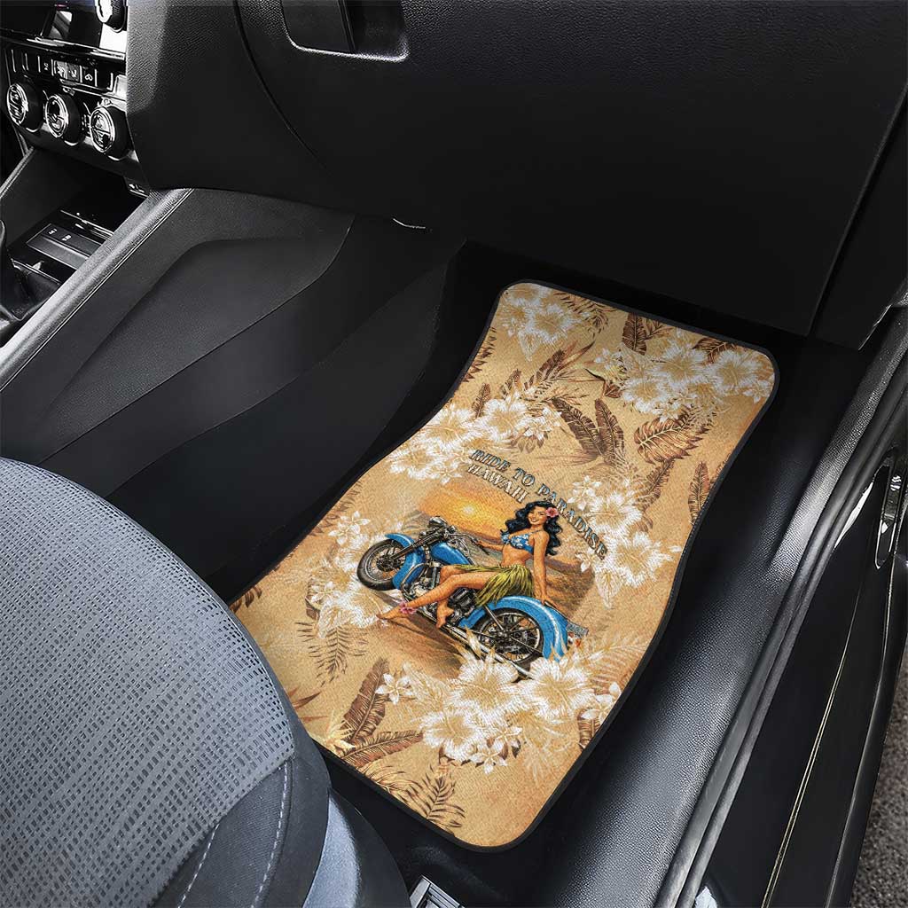 Aloha Hawaii Biker Car Mats Ride To Paradise LT05 - Polynesian Pride