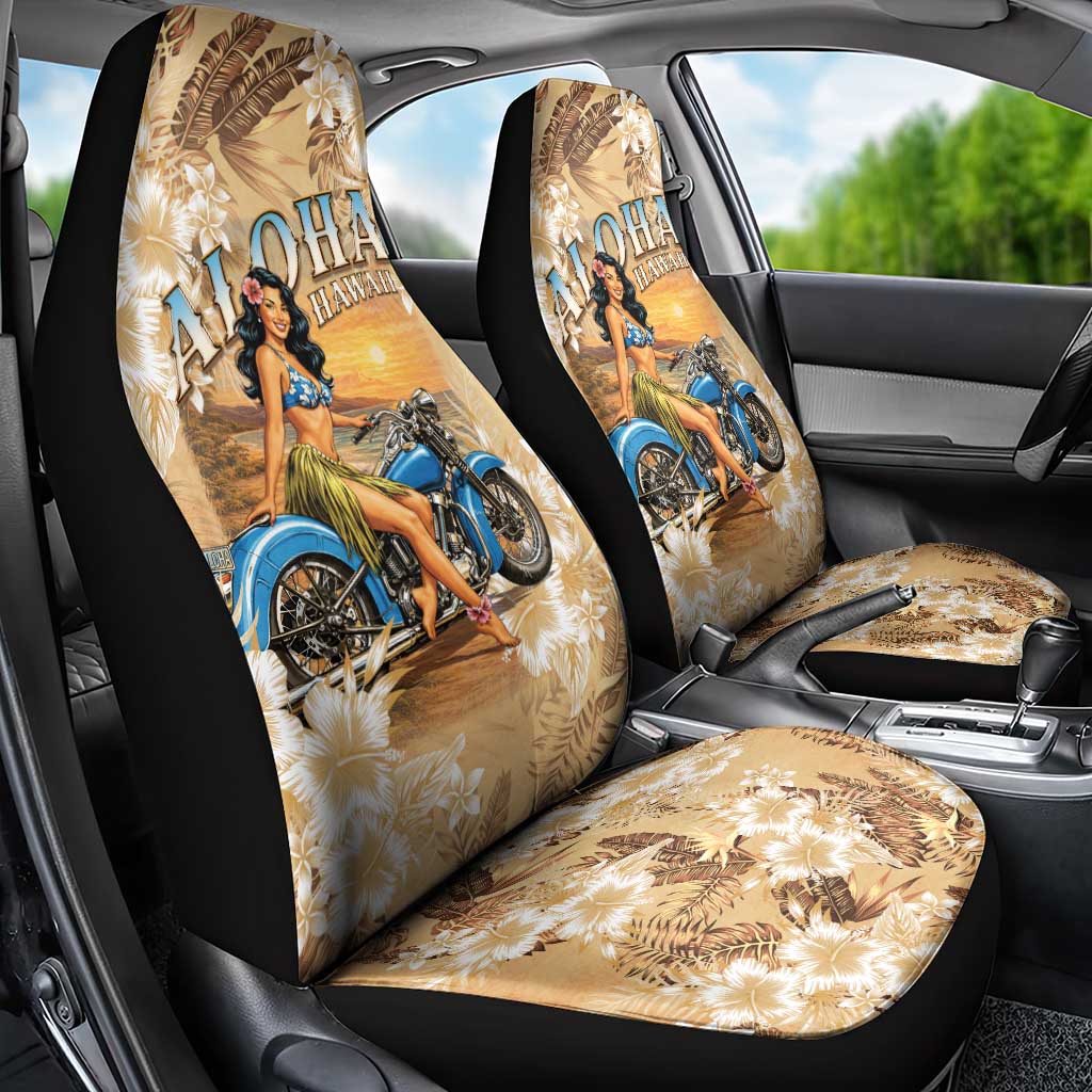 Aloha Hawaii Biker Car Seat Cover Ride To Paradise