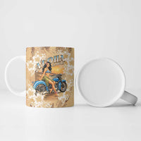 Aloha Hawaii Biker Ceramic Mug Ride To Paradise LT05 - Polynesian Pride