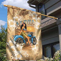 Aloha Hawaii Biker Garden Flag Ride To Paradise LT05 - Polynesian Pride