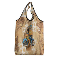 Aloha Hawaii Biker Grocery Bag Ride To Paradise LT05 - Polynesian Pride