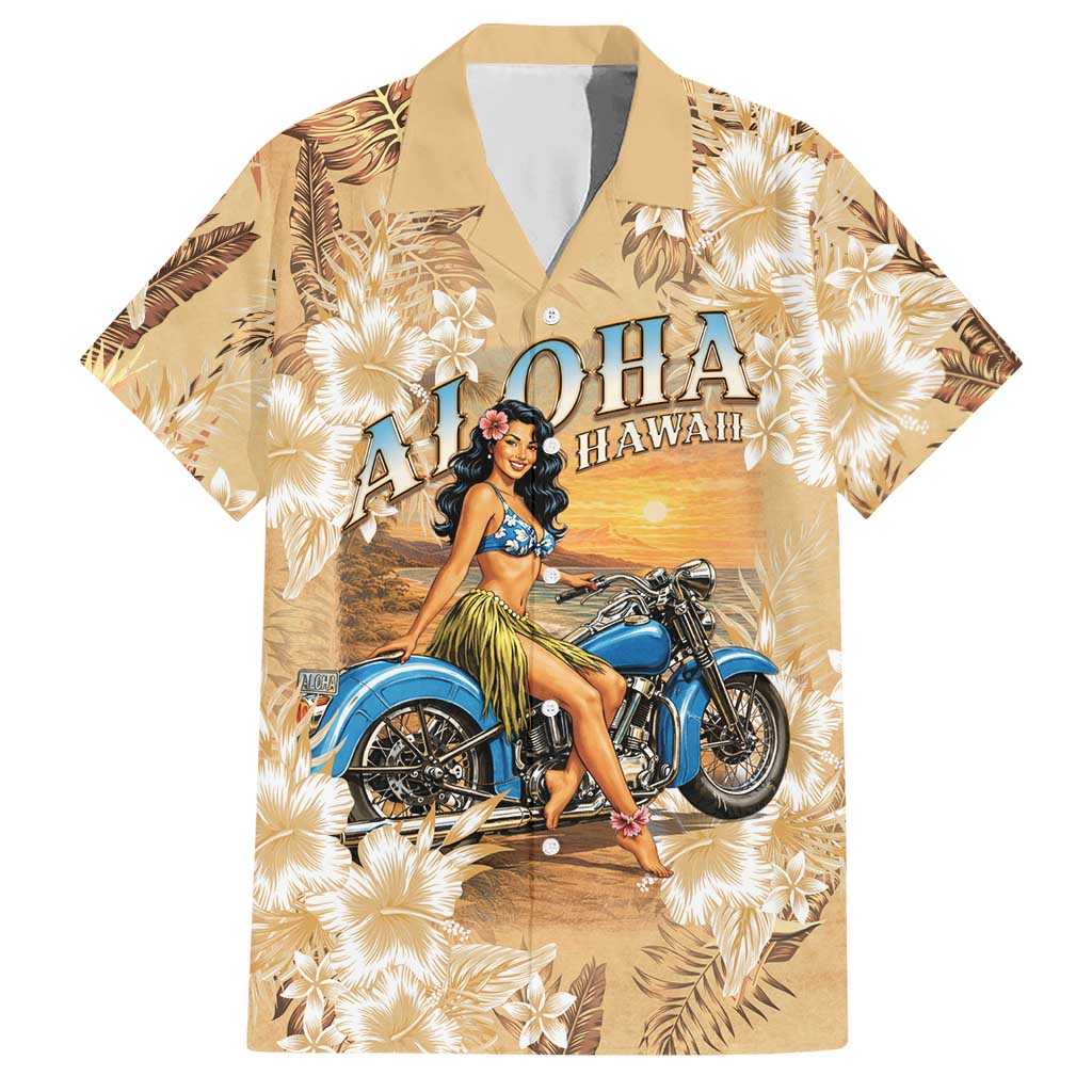 Aloha Hawaii Biker Hawaiian Shirt Ride To Paradise