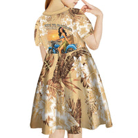 Aloha Hawaii Biker Kid Short Sleeve Dress Ride To Paradise LT05 - Polynesian Pride