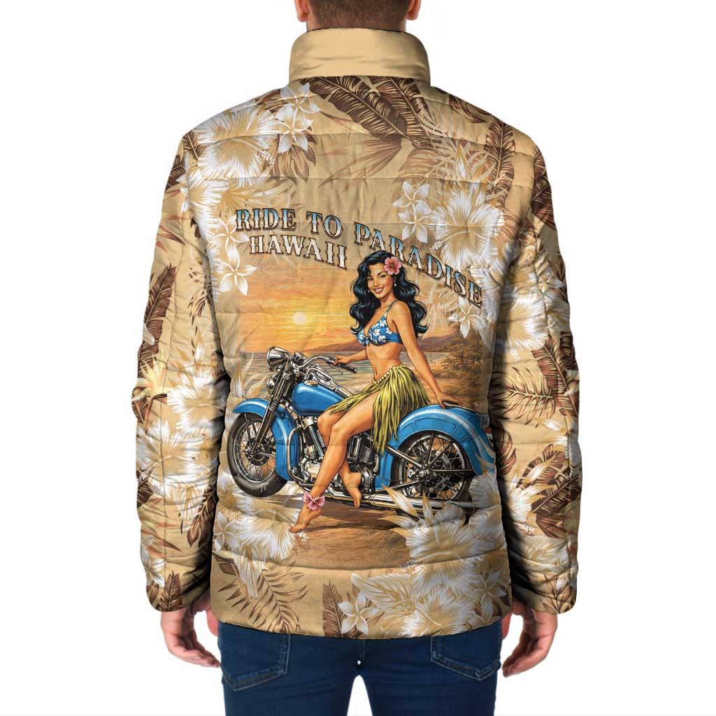 Aloha Hawaii Biker Padded Jacket Ride To Paradise LT05 - Polynesian Pride