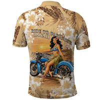 Aloha Hawaii Biker Polo Shirt Ride To Paradise LT05 - Polynesian Pride