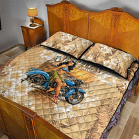 Aloha Hawaii Biker Quilt Bed Set Ride To Paradise LT05 - Polynesian Pride