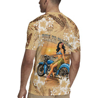 Aloha Hawaii Biker Rugby Jersey Ride To Paradise LT05 - Polynesian Pride