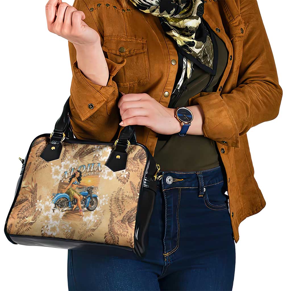 Aloha Hawaii Biker Shoulder Handbag Ride To Paradise LT05 - Polynesian Pride
