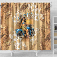 Aloha Hawaii Biker Shower Curtain Ride To Paradise LT05 - Polynesian Pride