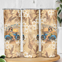Aloha Hawaii Biker Skinny Tumbler Ride To Paradise LT05 - Polynesian Pride