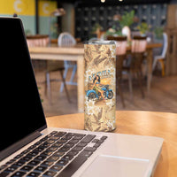 Aloha Hawaii Biker Skinny Tumbler Ride To Paradise LT05 - Polynesian Pride