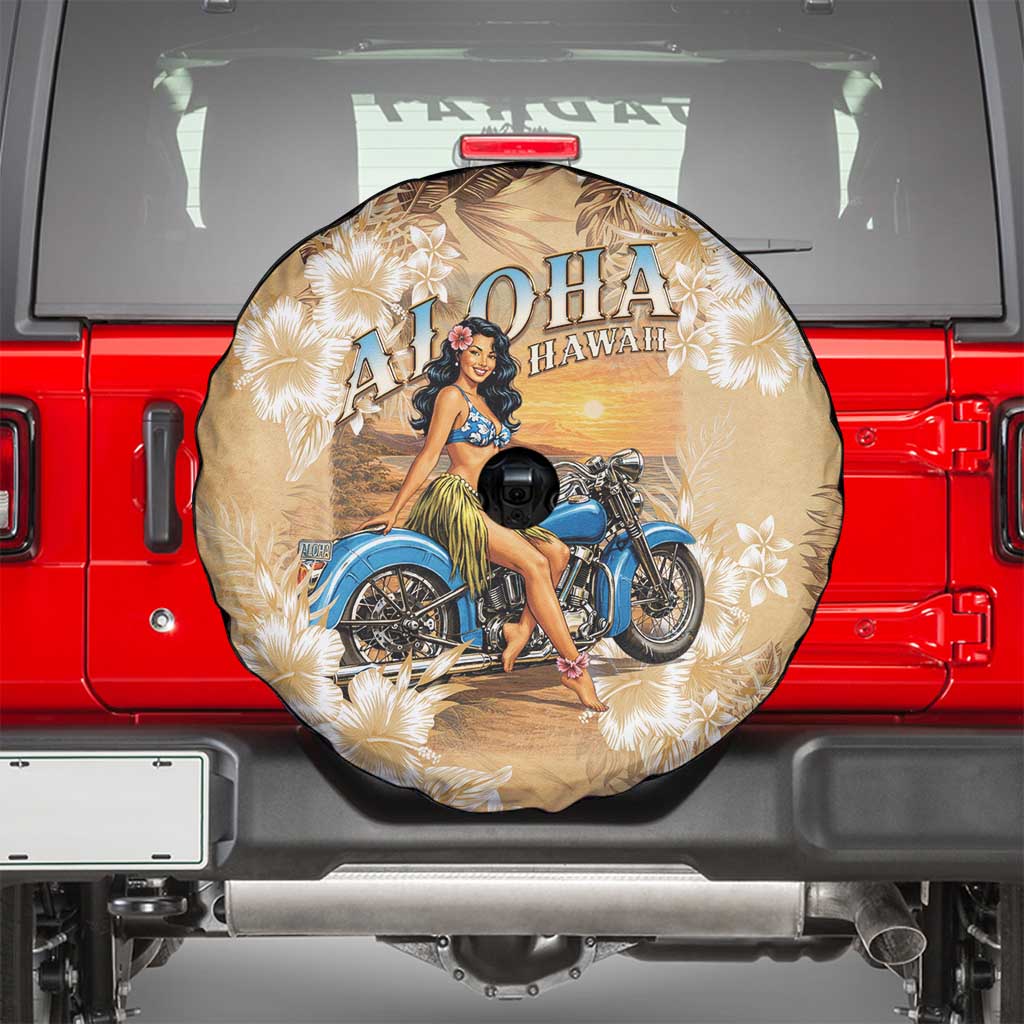 Aloha Hawaii Biker Spare Tire Cover Ride To Paradise LT05 - Polynesian Pride