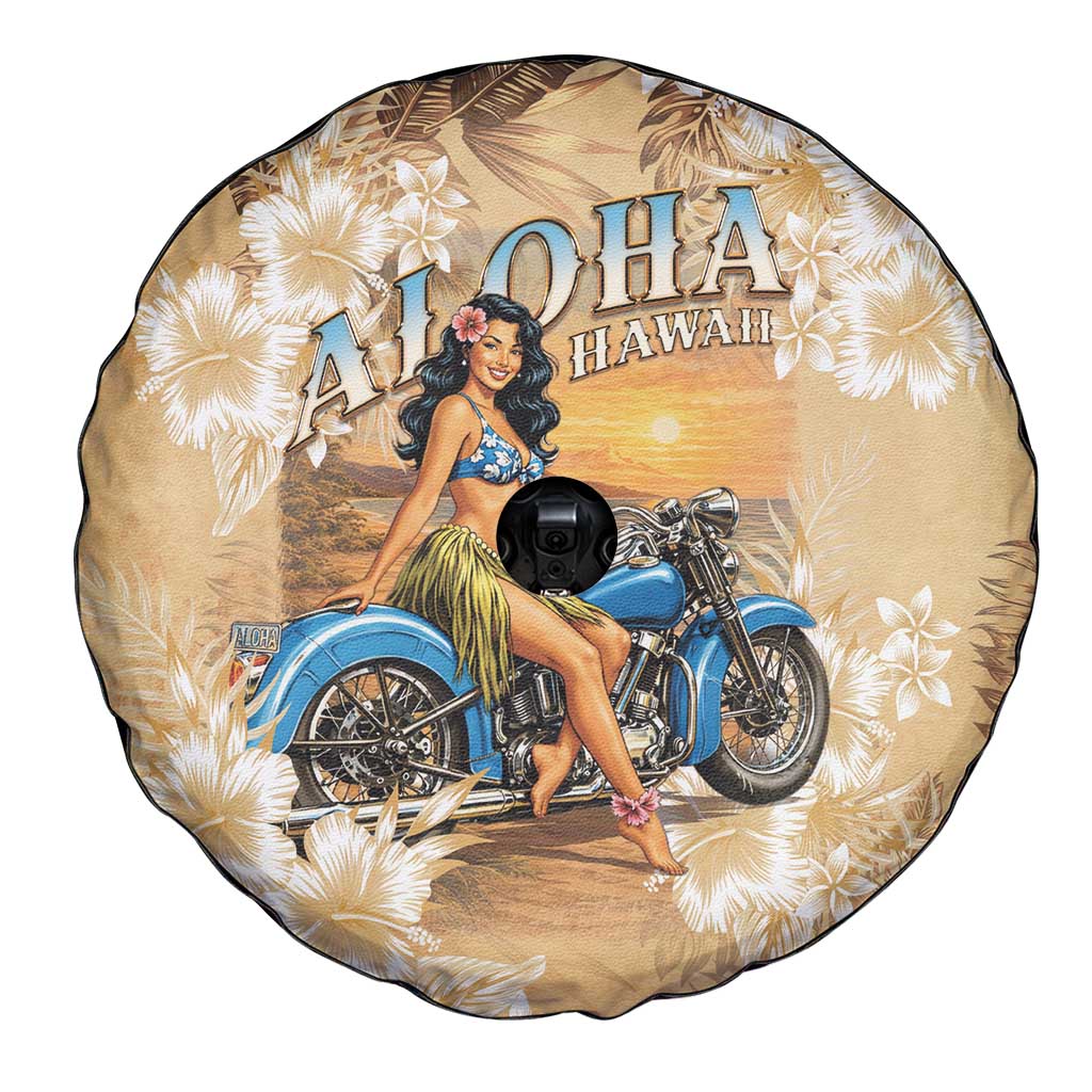 Aloha Hawaii Biker Spare Tire Cover Ride To Paradise LT05 - Polynesian Pride