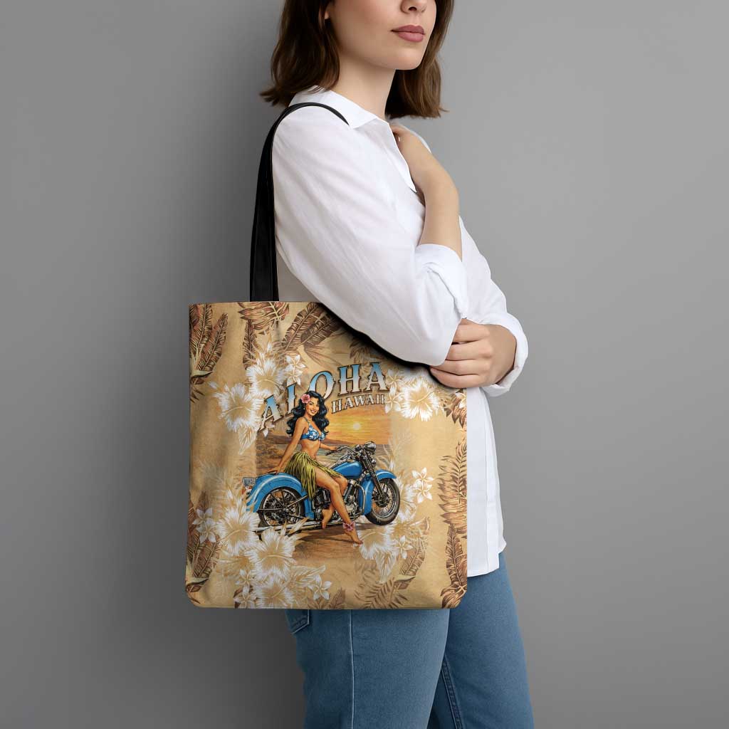 Aloha Hawaii Biker Tote Bag Ride To Paradise LT05 - Polynesian Pride