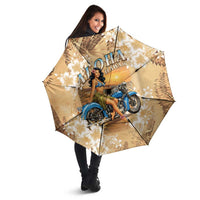 Aloha Hawaii Biker Umbrella Ride To Paradise LT05 - Polynesian Pride