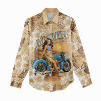 Aloha Hawaii Biker Women Casual Shirt Ride To Paradise LT05 - Polynesian Pride