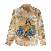 Aloha Hawaii Biker Women Casual Shirt Ride To Paradise LT05 - Polynesian Pride