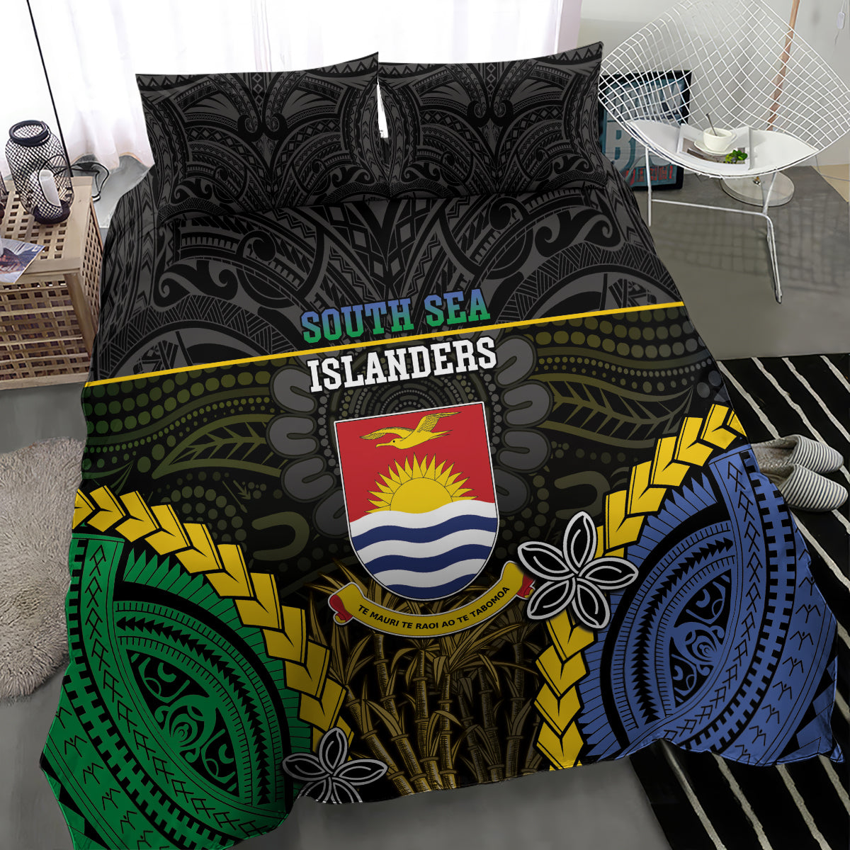 South Sea Islanders And Gilbert Islands Bedding Set Kanakas Polynesian Pattern LT05 - Polynesian Pride
