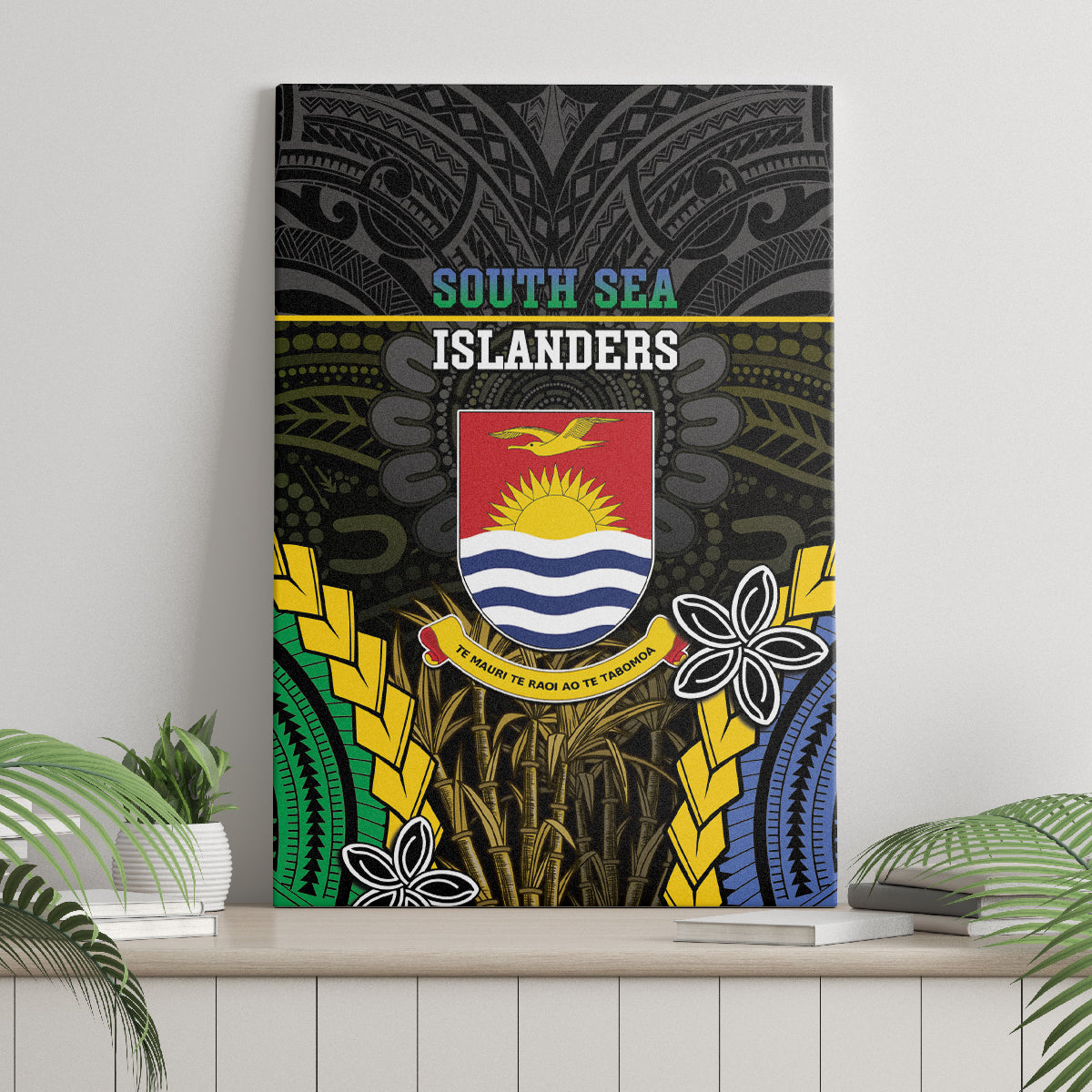 South Sea Islanders And Gilbert Islands Canvas Wall Art Kanakas Polynesian Pattern LT05 - Polynesian Pride