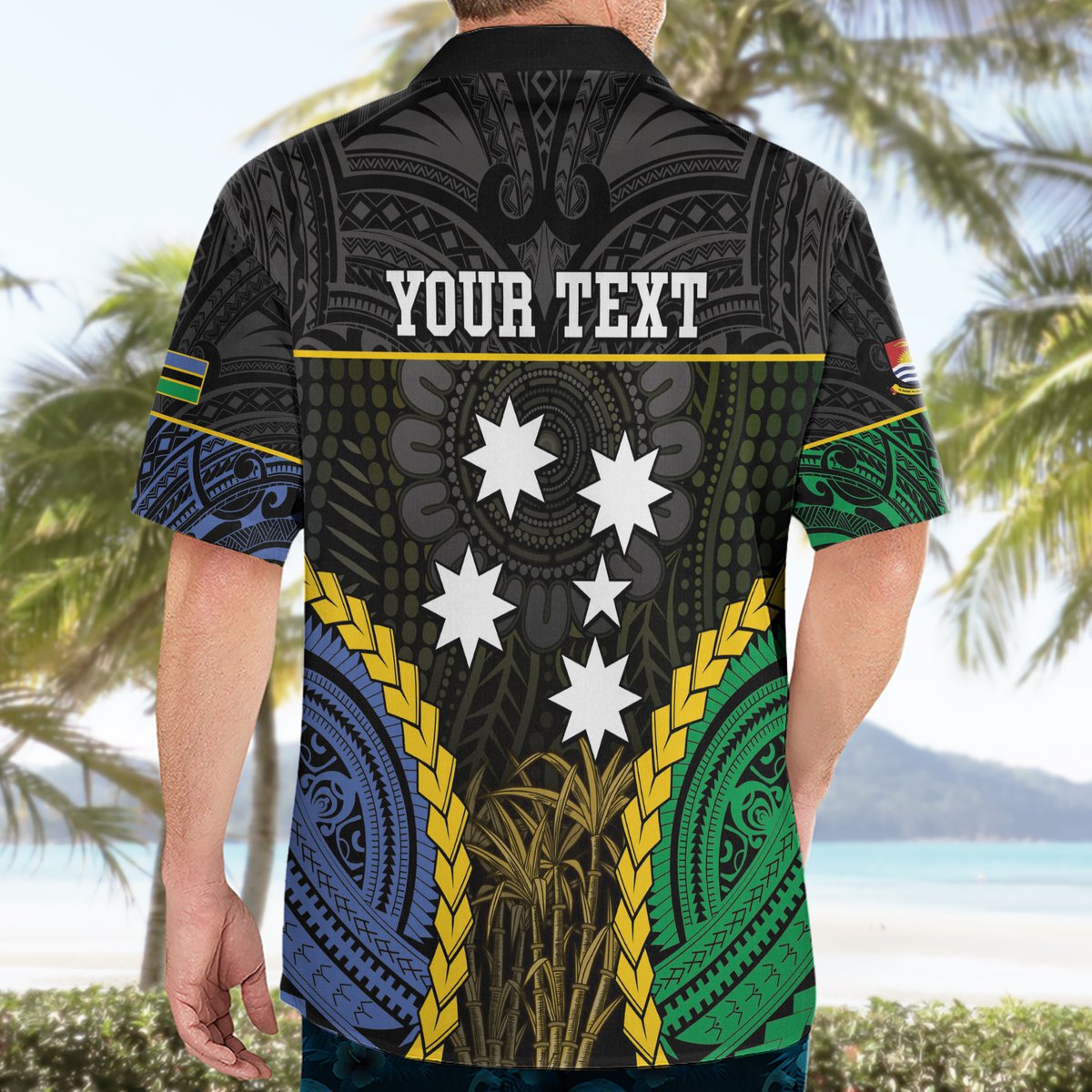 Personalised South Sea Islanders And Gilbert Islands Hawaiian Shirt Kanakas Polynesian Pattern LT05 - Polynesian Pride