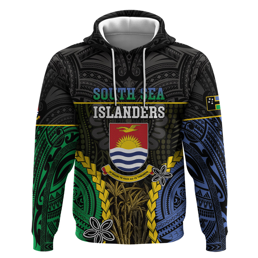 Personalised South Sea Islanders And Gilbert Islands Hoodie Kanakas Polynesian Pattern