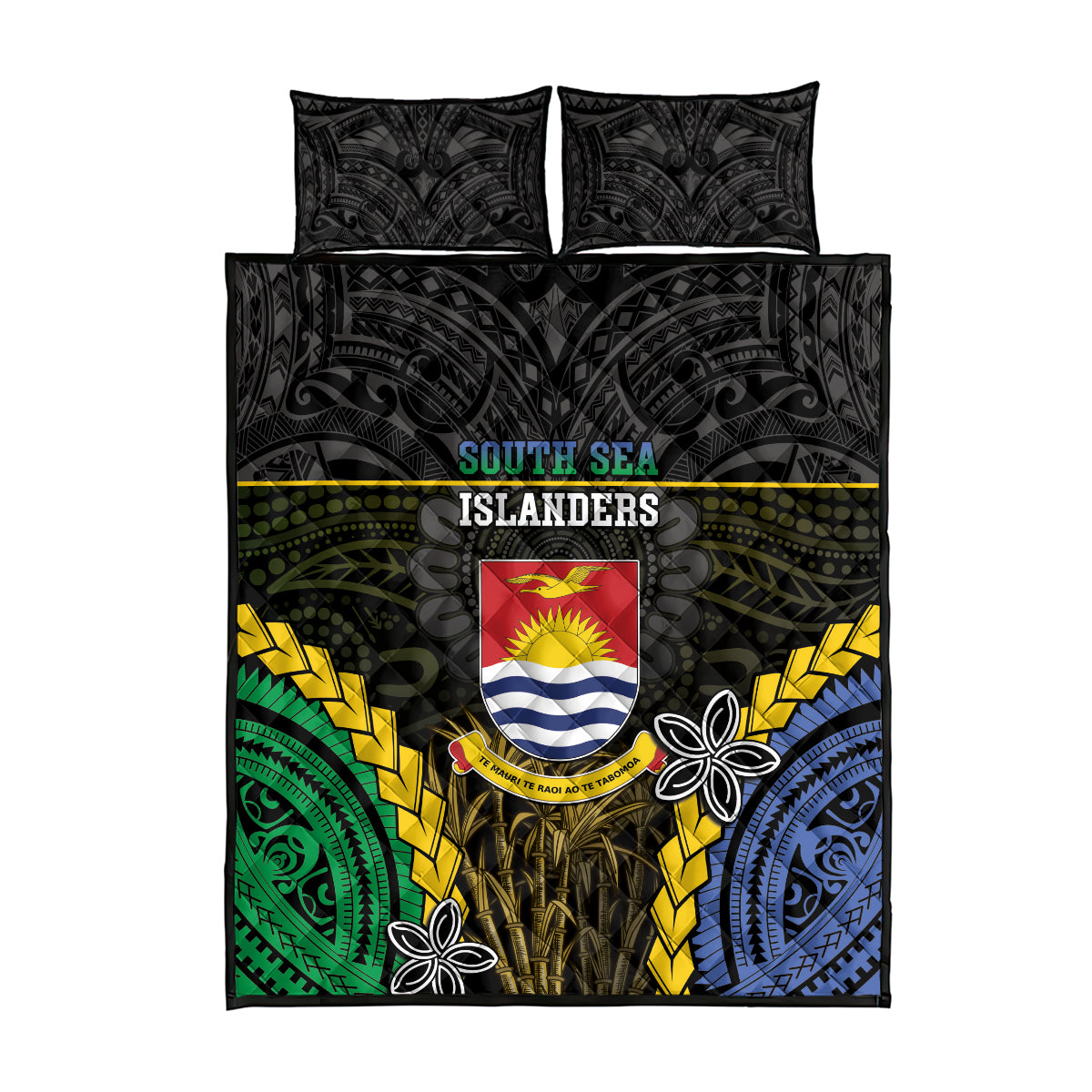 South Sea Islanders And Gilbert Islands Quilt Bed Set Kanakas Polynesian Pattern LT05 - Polynesian Pride