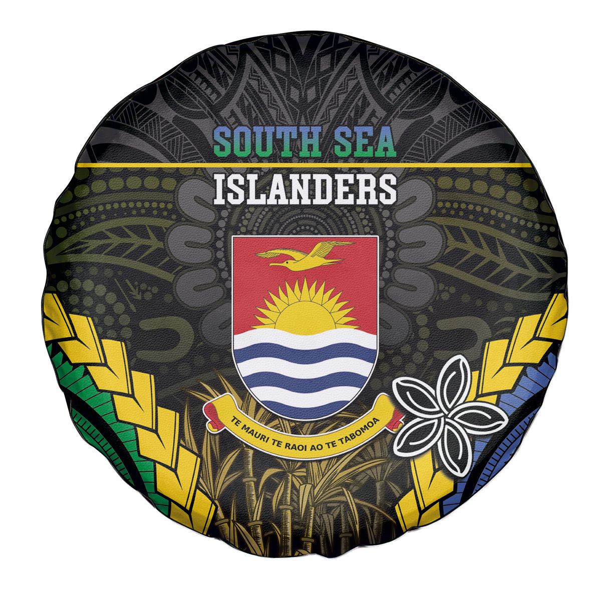 South Sea Islanders And Gilbert Islands Spare Tire Cover Kanakas Polynesian Pattern LT05 - Polynesian Pride