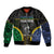 Personalised South Sea Islanders And New Caledonia Bomber Jacket Kanakas Polynesian Pattern