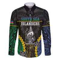 Personalised South Sea Islanders And New Caledonia Family Matching Puletasi and Hawaiian Shirt Kanakas Polynesian Pattern