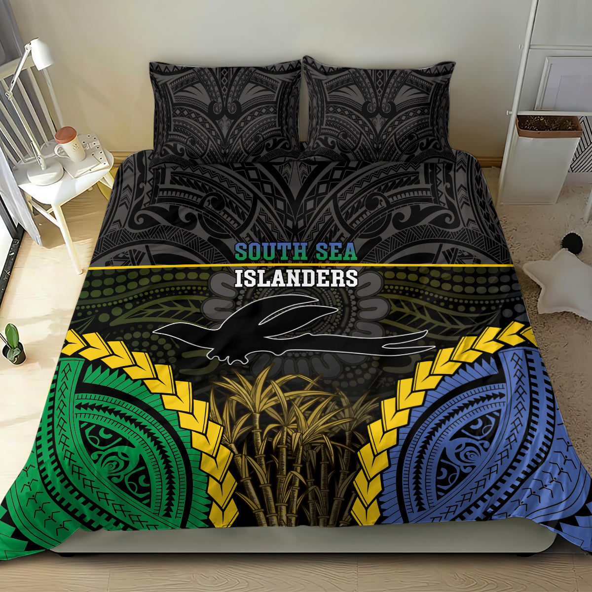South Sea Islanders And New Ireland Bedding Set Kanakas Polynesian Pattern LT05 - Polynesian Pride