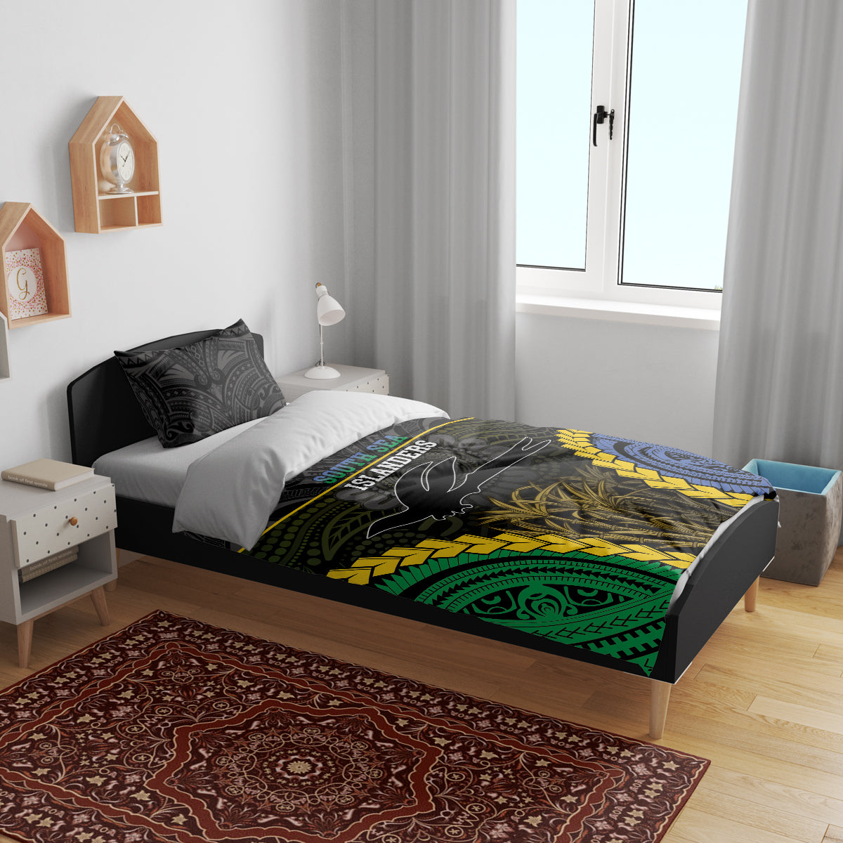 South Sea Islanders And New Ireland Bedding Set Kanakas Polynesian Pattern LT05 - Polynesian Pride