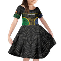 Personalised South Sea Islanders And New Ireland Family Matching Tank Maxi Dress and Hawaiian Shirt Kanakas Polynesian Pattern