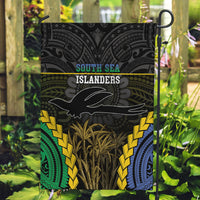 South Sea Islanders And New Ireland Garden Flag Kanakas Polynesian Pattern LT05 Garden Flag Black - Polynesian Pride