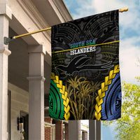 South Sea Islanders And New Ireland Garden Flag Kanakas Polynesian Pattern LT05 House Flag Black - Polynesian Pride