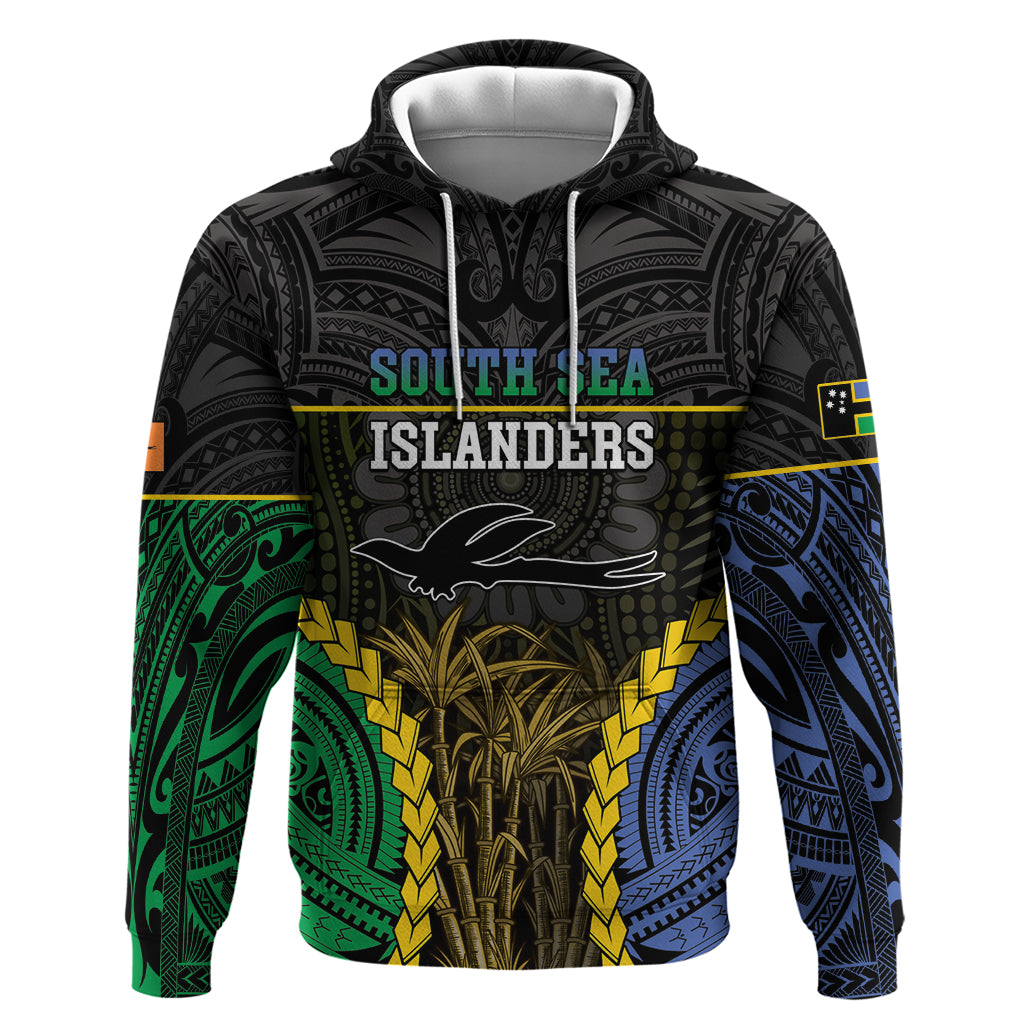 Personalised South Sea Islanders And New Ireland Hoodie Kanakas Polynesian Pattern