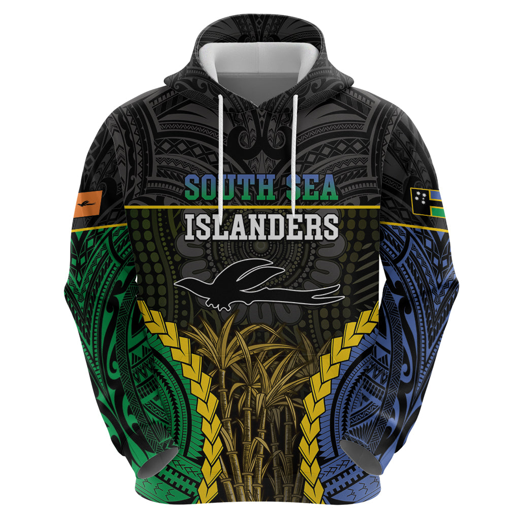 Personalised South Sea Islanders And New Ireland Hoodie Kanakas Polynesian Pattern
