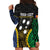 Personalised South Sea Islanders And New Ireland Hoodie Dress Kanakas Polynesian Pattern