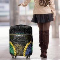 South Sea Islanders And New Ireland Luggage Cover Kanakas Polynesian Pattern