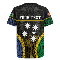 Personalised South Sea Islanders And New Ireland Rugby Jersey Kanakas Polynesian Pattern