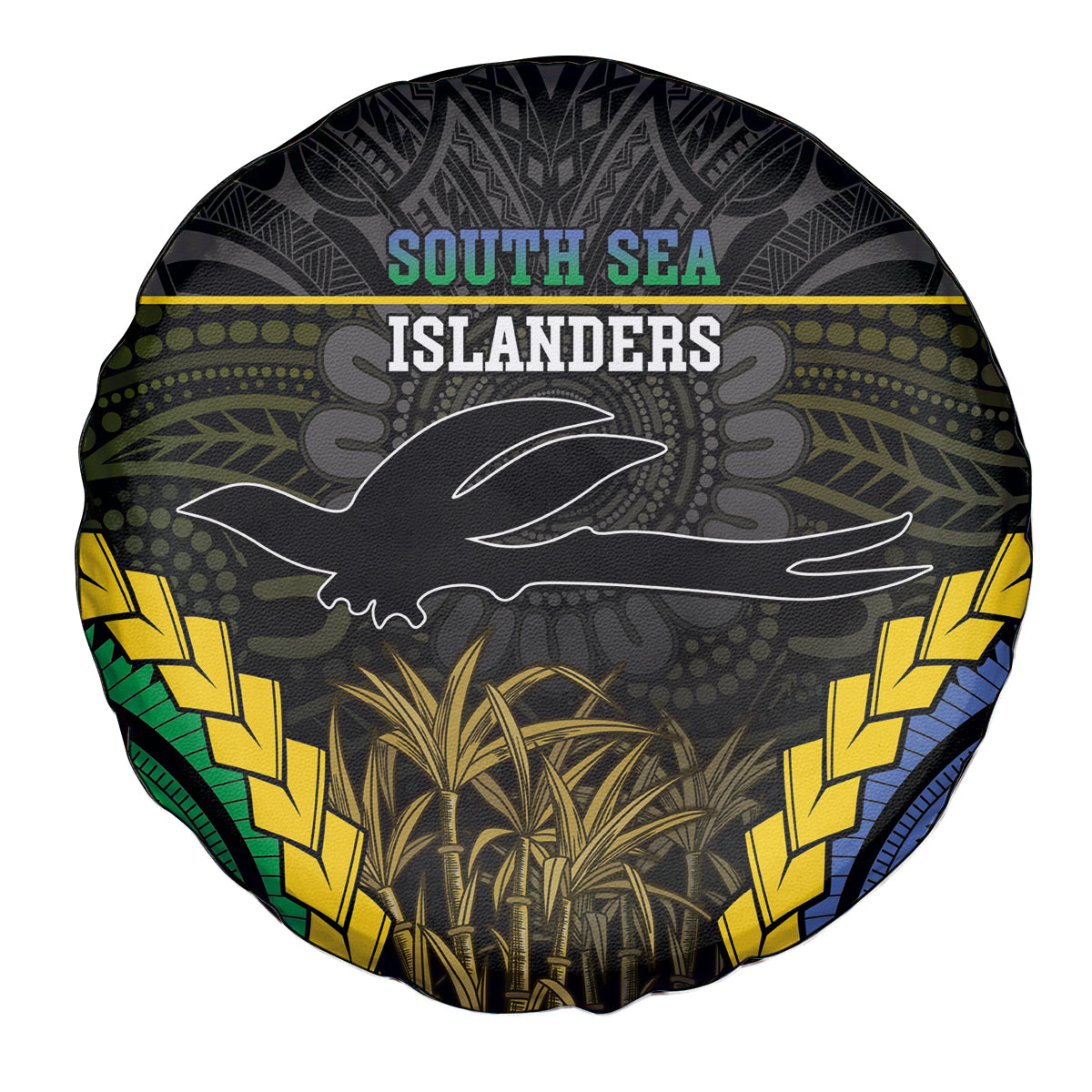 South Sea Islanders And New Ireland Spare Tire Cover Kanakas Polynesian Pattern LT05 - Polynesian Pride